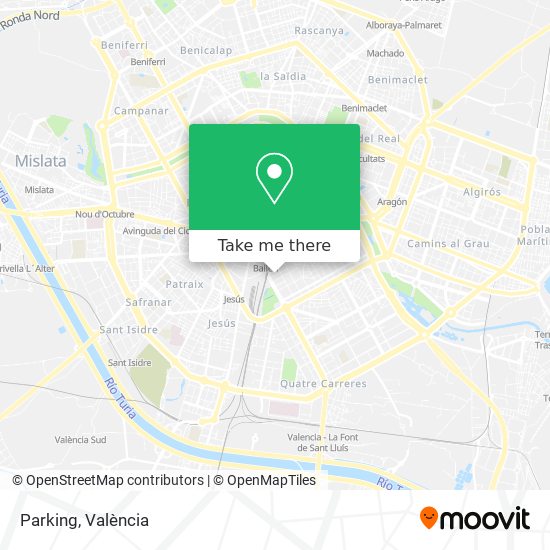 mapa Parking