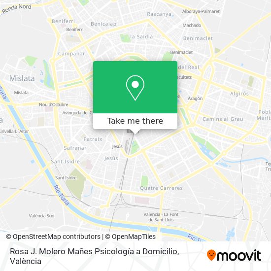Rosa J. Molero Mañes Psicología a Domicilio map