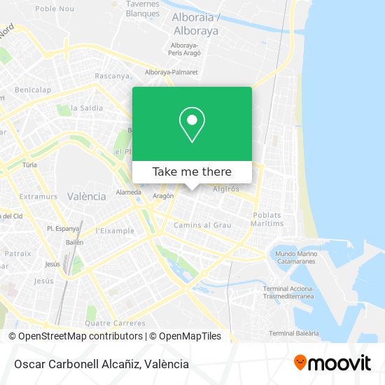 Oscar Carbonell Alcañiz map