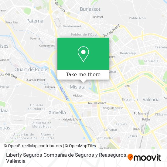 Liberty Seguros Compañia de Seguros y Reaseguros map