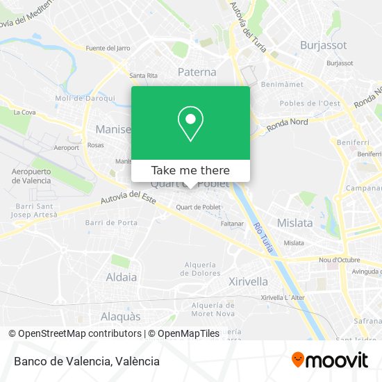 Banco de Valencia map