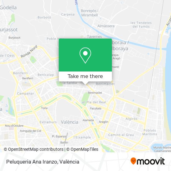 Peluqueria Ana Iranzo map