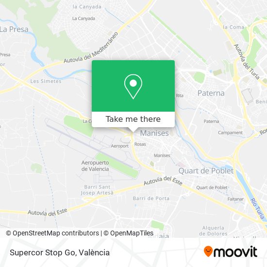 Supercor Stop Go map