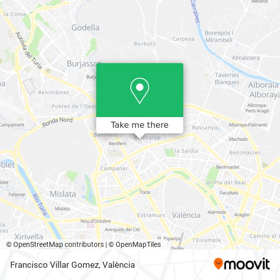 Francisco Villar Gomez map