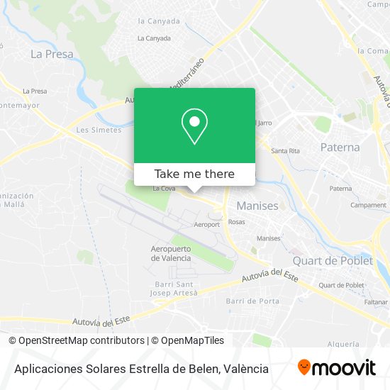 Aplicaciones Solares Estrella de Belen map