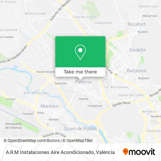 A.R.M Instalaciones Aire Acondicionado map