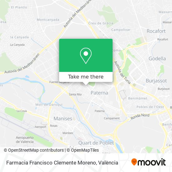 Farmacia Francisco Clemente Moreno map