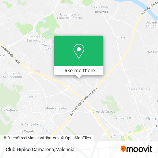 Club Hípico Camarena map