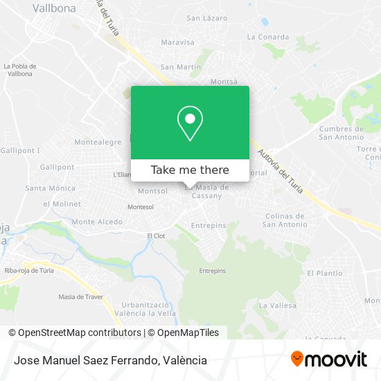 Jose Manuel Saez Ferrando map