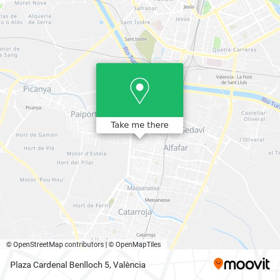 Plaza Cardenal Benlloch 5 map