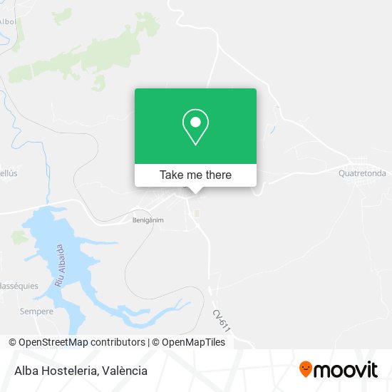 Alba Hosteleria map