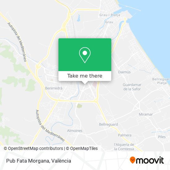 Pub Fata Morgana map