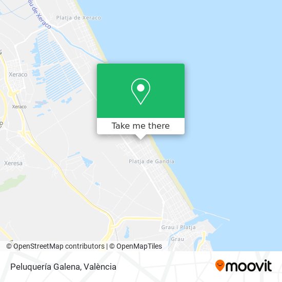 Peluquería Galena map