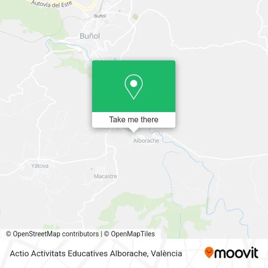 Actio Activitats Educatives Alborache map