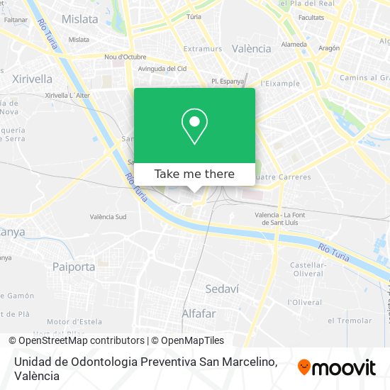 Unidad de Odontologia Preventiva San Marcelino map