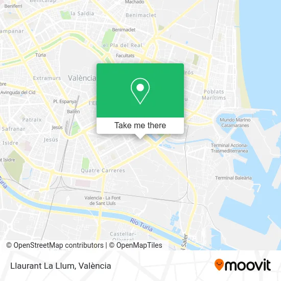 Llaurant La Llum map