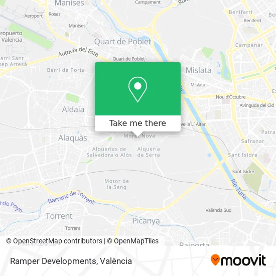 Ramper Developments map