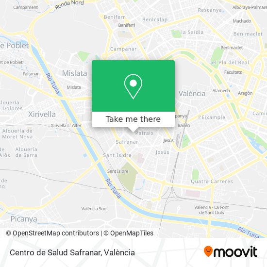 Centro de Salud Safranar map