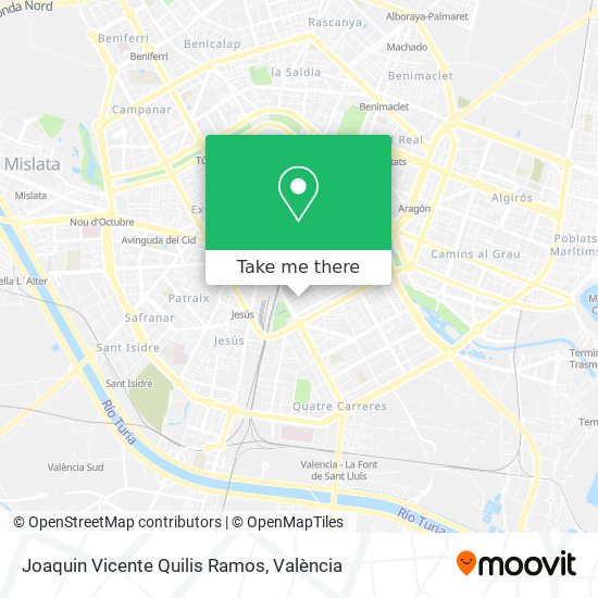 Joaquin Vicente Quilis Ramos map
