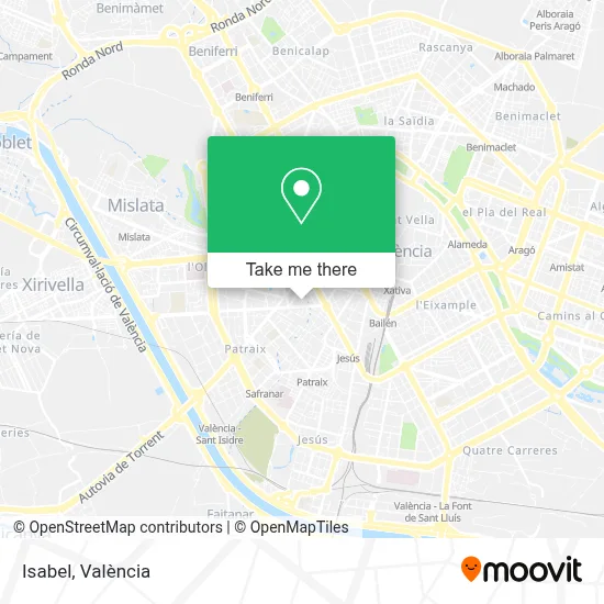 Isabel map
