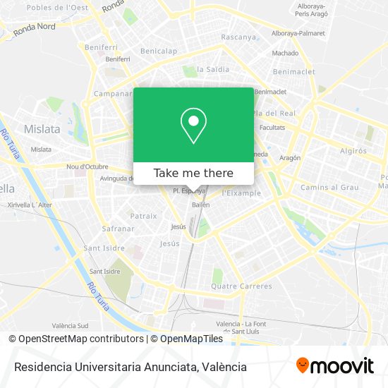 Residencia Universitaria Anunciata map