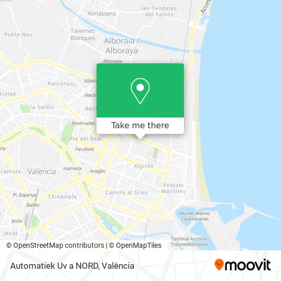 Automatiek Uv a NORD map