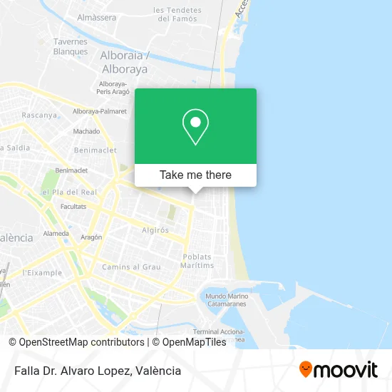 Falla Dr. Alvaro Lopez map