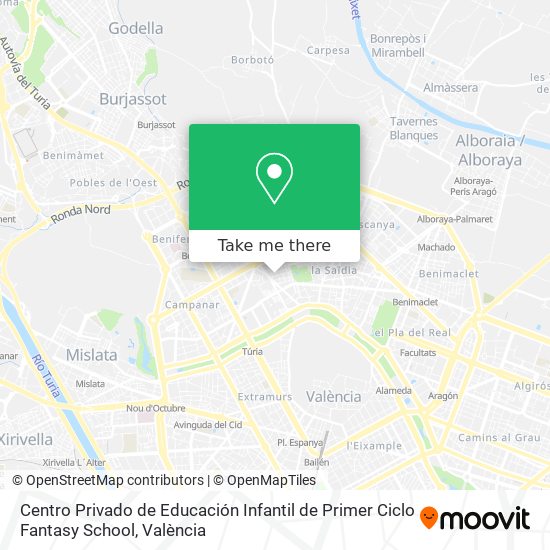 Centro Privado de Educación Infantil de Primer Ciclo Fantasy School map