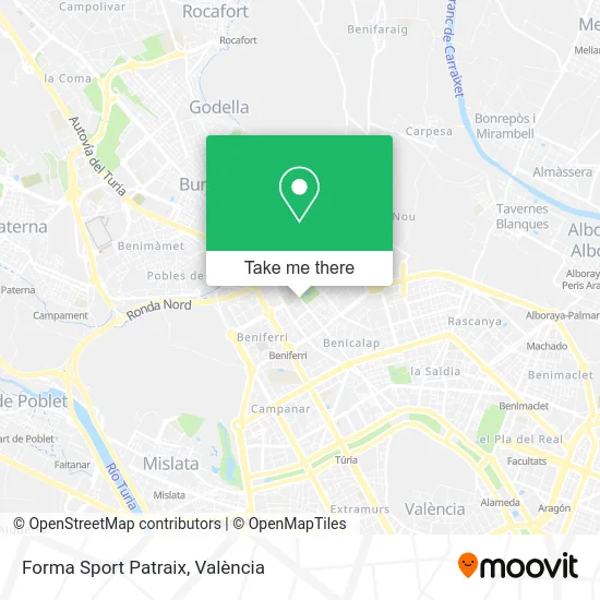 Forma Sport Patraix map