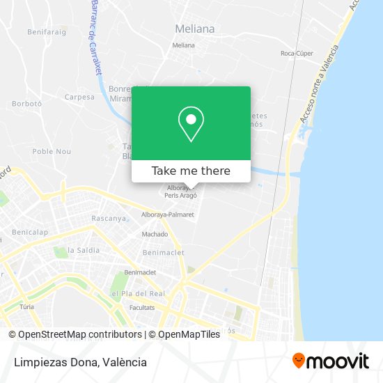 Limpiezas Dona map