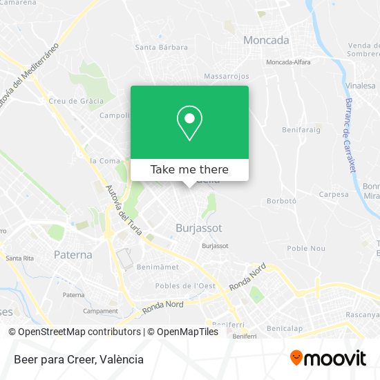 mapa Beer para Creer