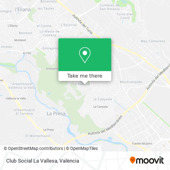 Club Social La Vallesa map