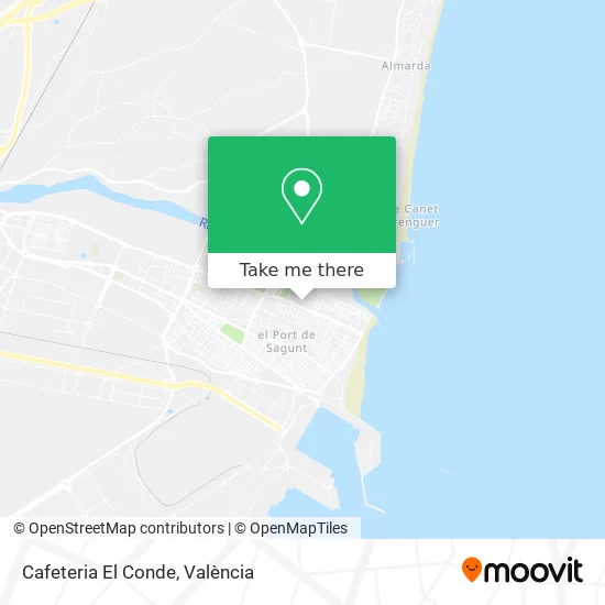 Cafeteria El Conde map