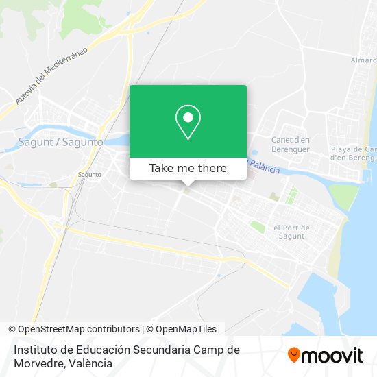 Instituto de Educación Secundaria Camp de Morvedre map