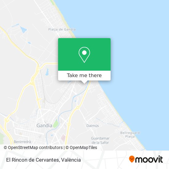 El Rincon de Cervantes map