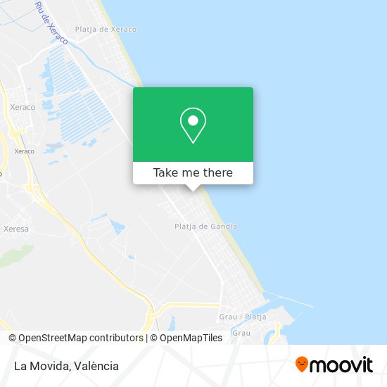 La Movida map