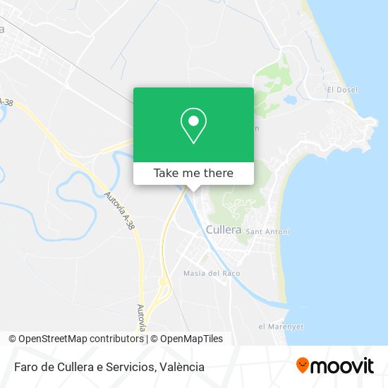 Faro de Cullera e Servicios map