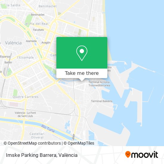 Imske Parking Barrera map