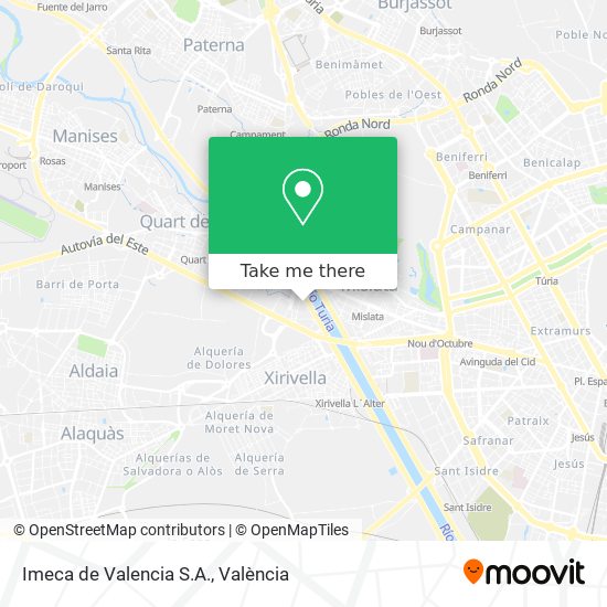 Imeca de Valencia S.A. map