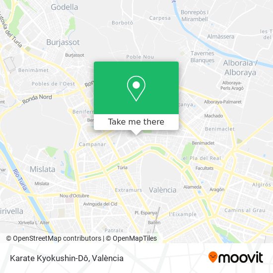 Karate Kyokushin-Dô map