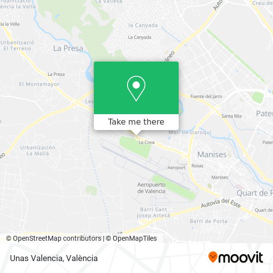 Unas Valencia map