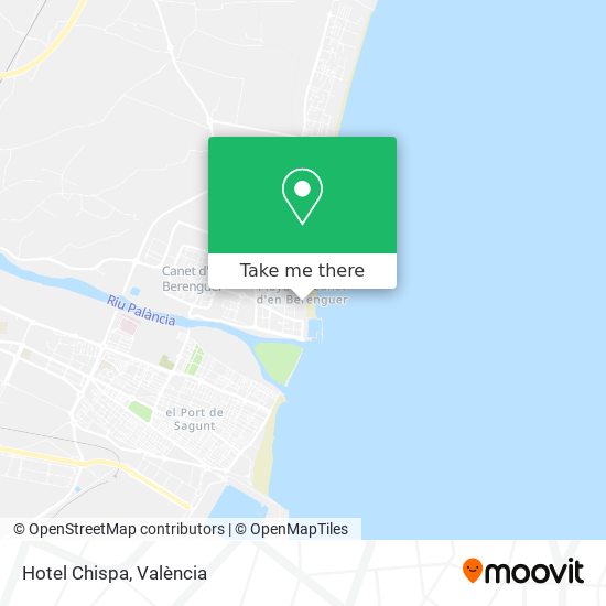 mapa Hotel Chispa