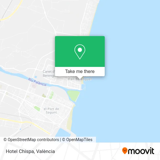 Hotel Chispa map