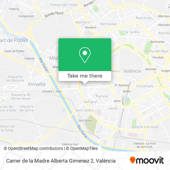 Carrer de la Madre Alberta Gimenez 2 map