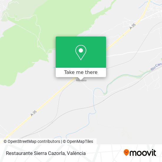 Restaurante Sierra Cazorla map