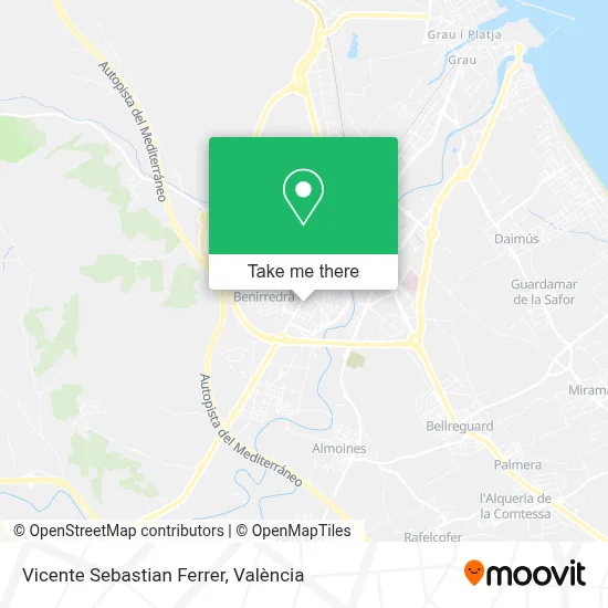 Vicente Sebastian Ferrer map
