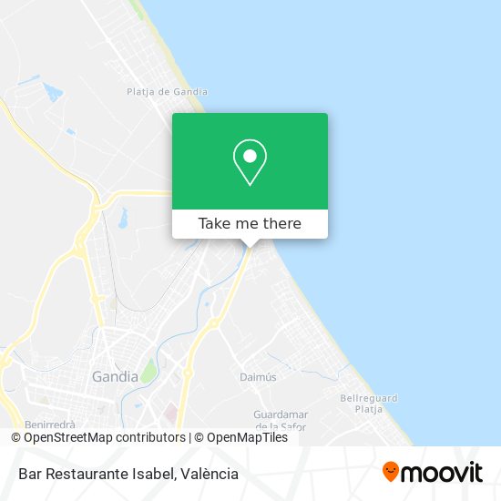 Bar Restaurante Isabel map