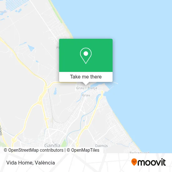 Vida Home map