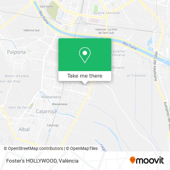 Foster's HOLLYWOOD map