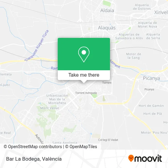 Bar La Bodega map